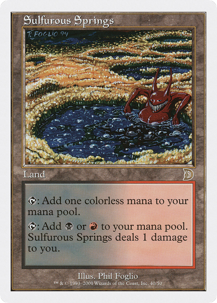 {R} Sulfurous Springs [Deckmasters][DKM 040]