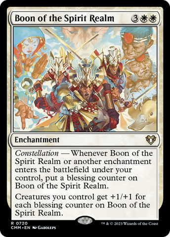 {R} Boon of the Spirit Realm [Commander Masters][CMM 720]