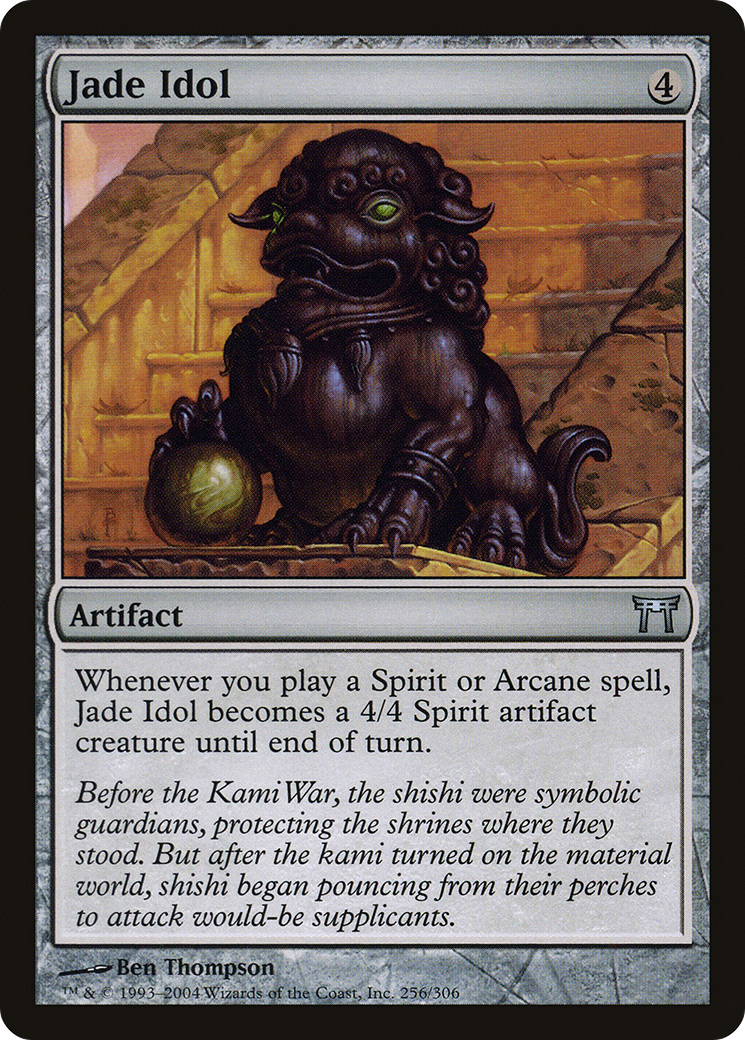{C} Jade Idol [Champions of Kamigawa][CHK 256]
