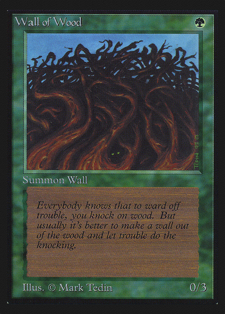 {C} Wall of Wood [Collectorsâ Edition][GB CED 226]