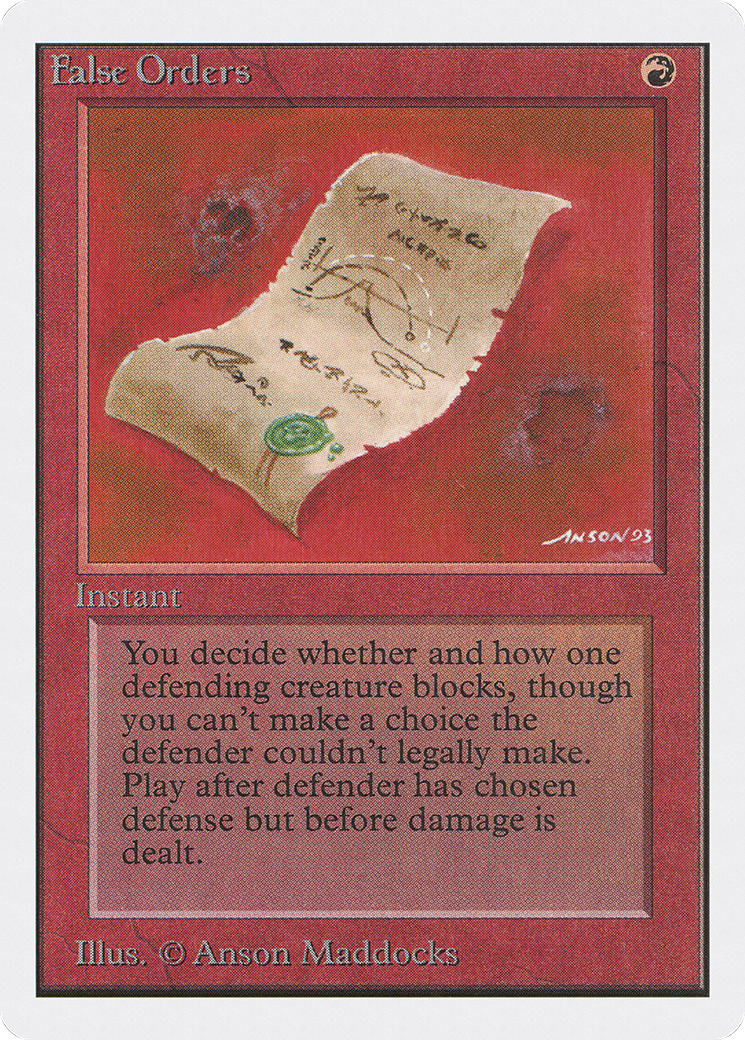 {C} False Orders [Unlimited Edition][2ED 148]
