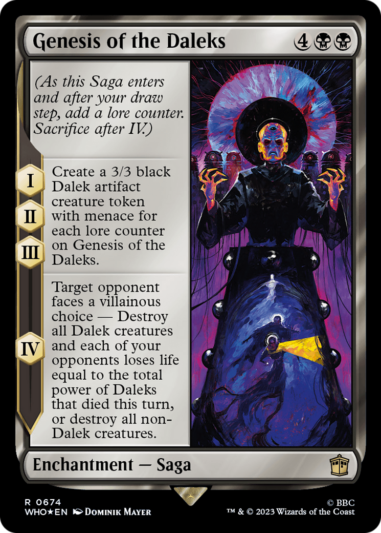 {R} Genesis of the Daleks (Surge Foil) [Doctor Who][WHO 674]