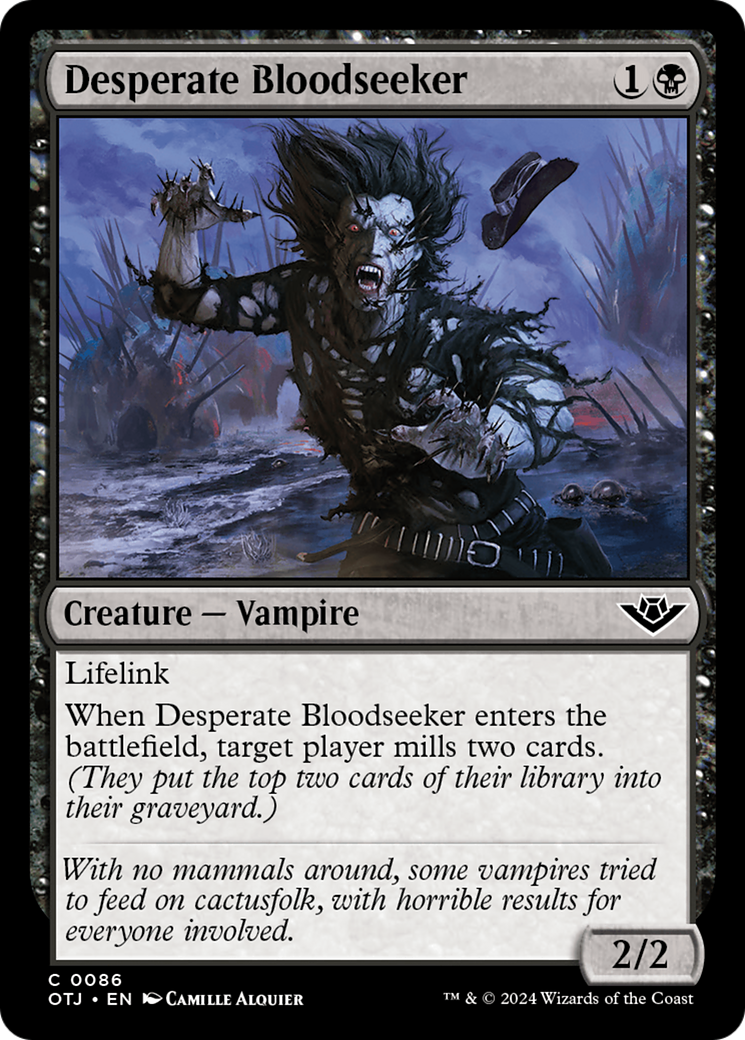{@C} Desperate Bloodseeker [Outlaws of Thunder Junction][OTJ 086]