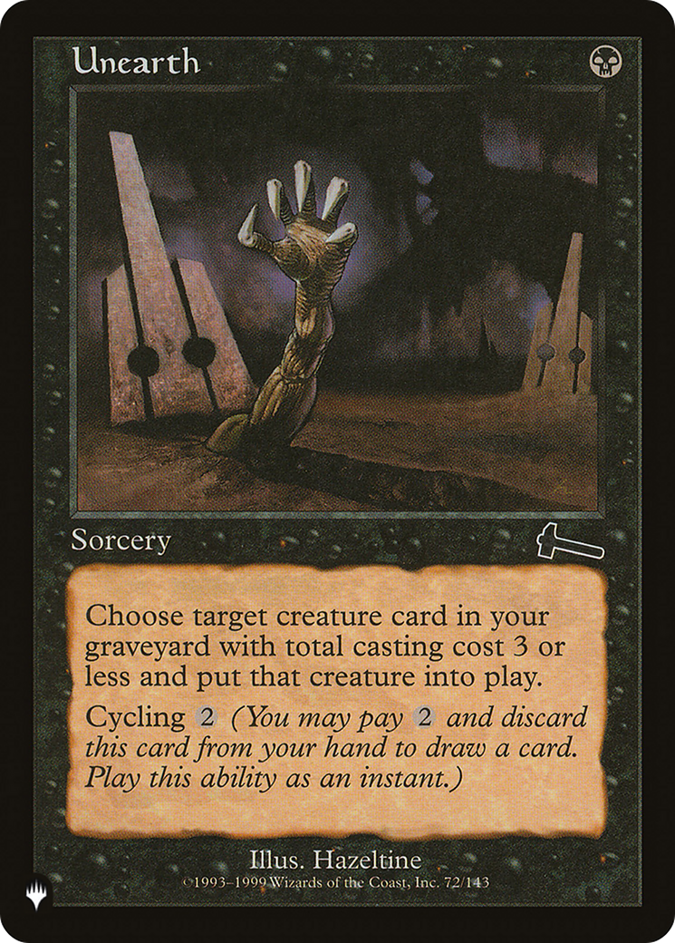 Unearth [LIST 72/143]