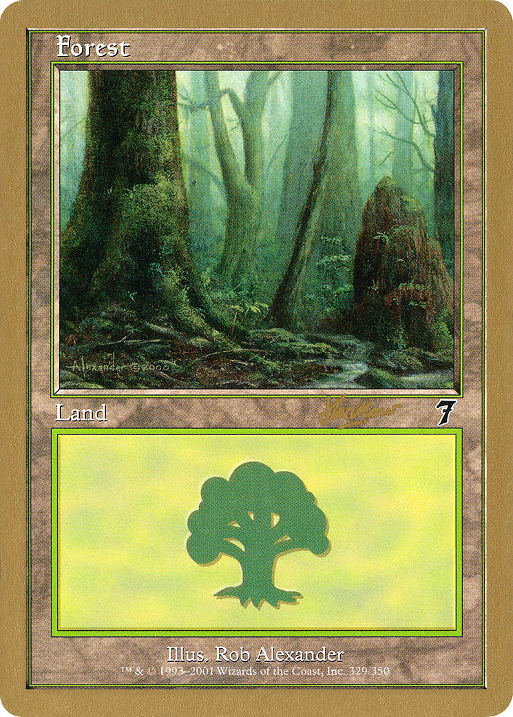 {B}[GB WC02 SHH329] Forest (329) (Sim Han How) [World Championship Decks 2002]