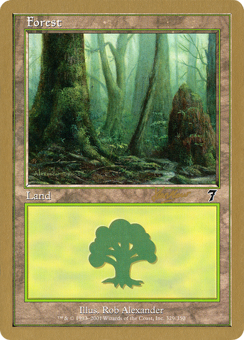 {B}[GB WC02 SHH329] Forest (329) (Sim Han How) [World Championship Decks 2002]