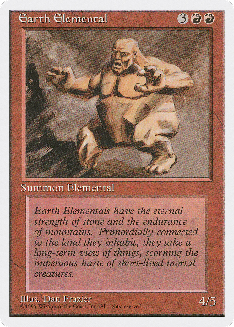 {C} Earth Elemental [Fourth Edition][4ED 188]