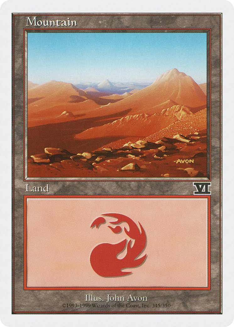 {B}[6ED 345] Mountain (345) [Classic Sixth Edition]