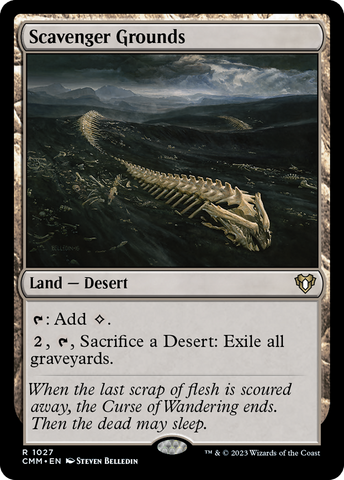 {R} Scavenger Grounds [Commander Masters][CMM 1027]