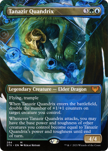 {R} Tanazir Quandrix (Borderless Alternate Art) [Strixhaven: School of Mages][STX 284]