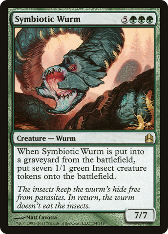 {R} Symbiotic Wurm [Commander 2011][CMD 174]