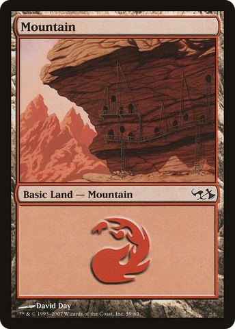 {B}[DDA 059] Mountain (59) [Duel Decks: Elves vs. Goblins]