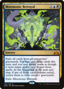 {R} Mnemonic Betrayal [Guilds of Ravnica][GRN 189] - Misty Mountain Games