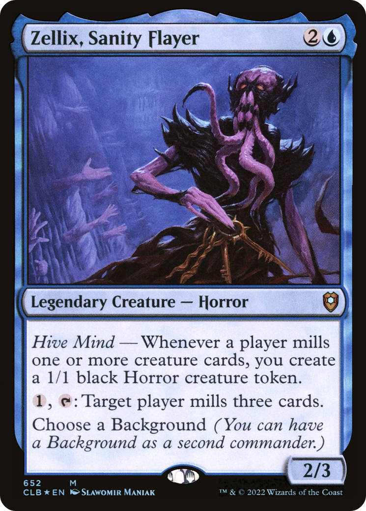 {R} Zellix, Sanity Flayer [Commander Legends: Battle for Baldur's Gate][CLB 652]