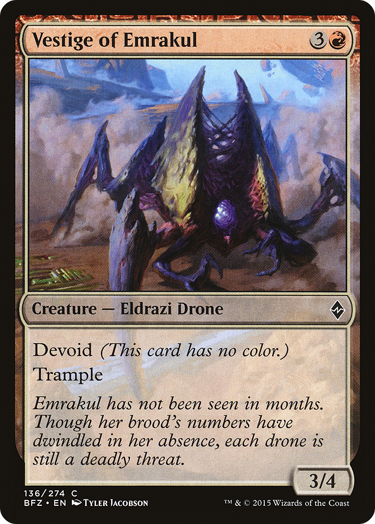 {C} Vestige of Emrakul [Battle for Zendikar][BFZ 136]
