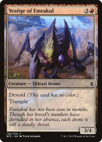 {C} Vestige of Emrakul [Battle for Zendikar][BFZ 136]
