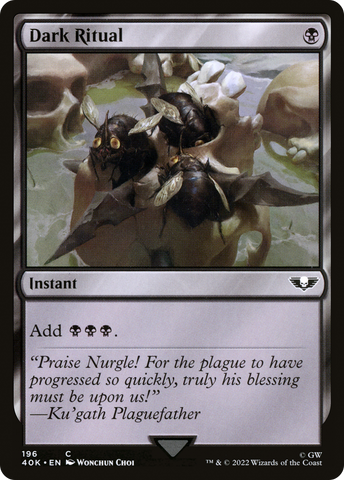 {C} Dark Ritual [Universes Beyond: Warhammer 40,000][40K 196]