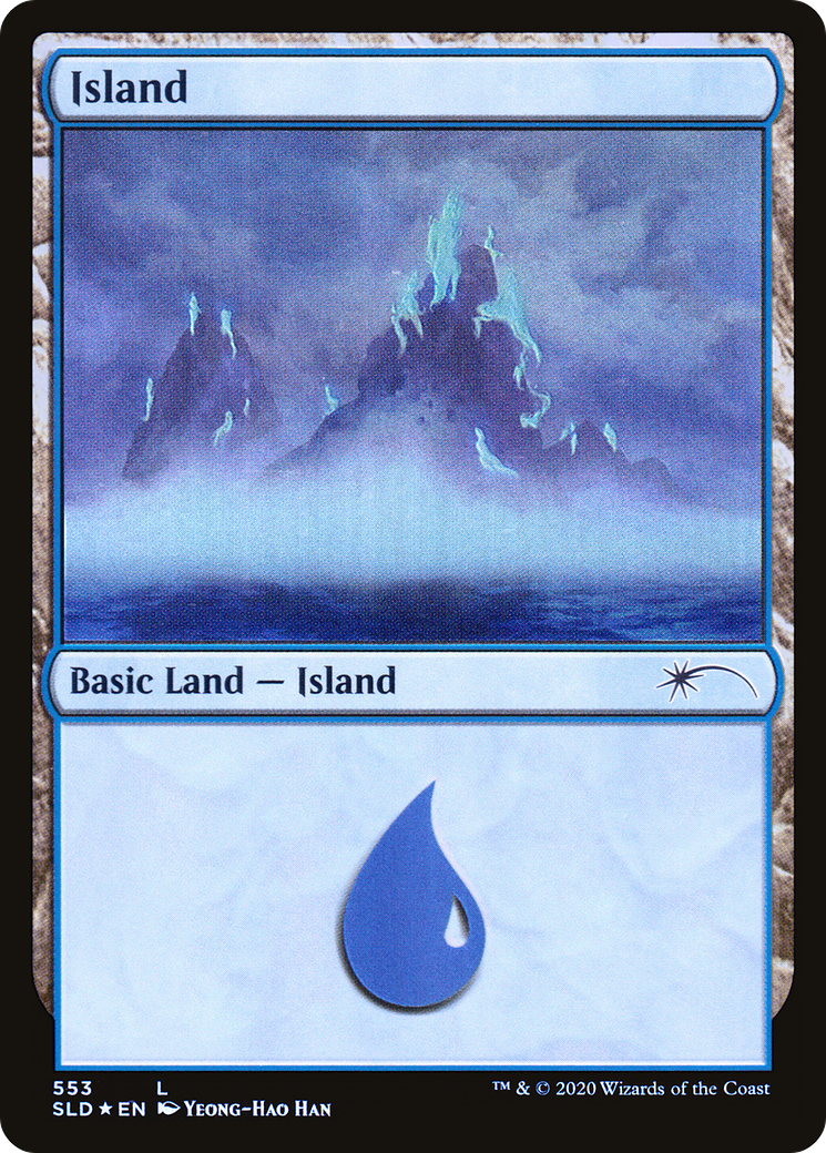 {B}[SLD 553] Island (Spirits) (553) [Secret Lair Drop Promos]