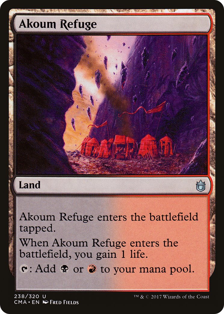 {C} Akoum Refuge [Commander Anthology][CMA 238]