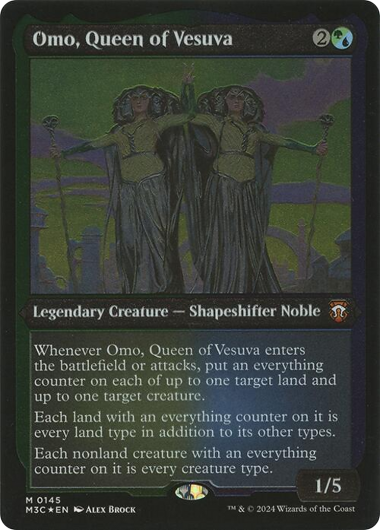 {R} Omo, Queen of Vesuva (Display Commander) [Modern Horizons 3 Commander][M3C 145]