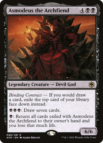 {R} Asmodeus the Archfiend [Dungeons & Dragons: Adventures in the Forgotten Realms][AFR 088]