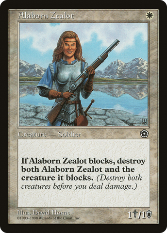 {C} Alaborn Zealot [Portal Second Age][PO2 006]