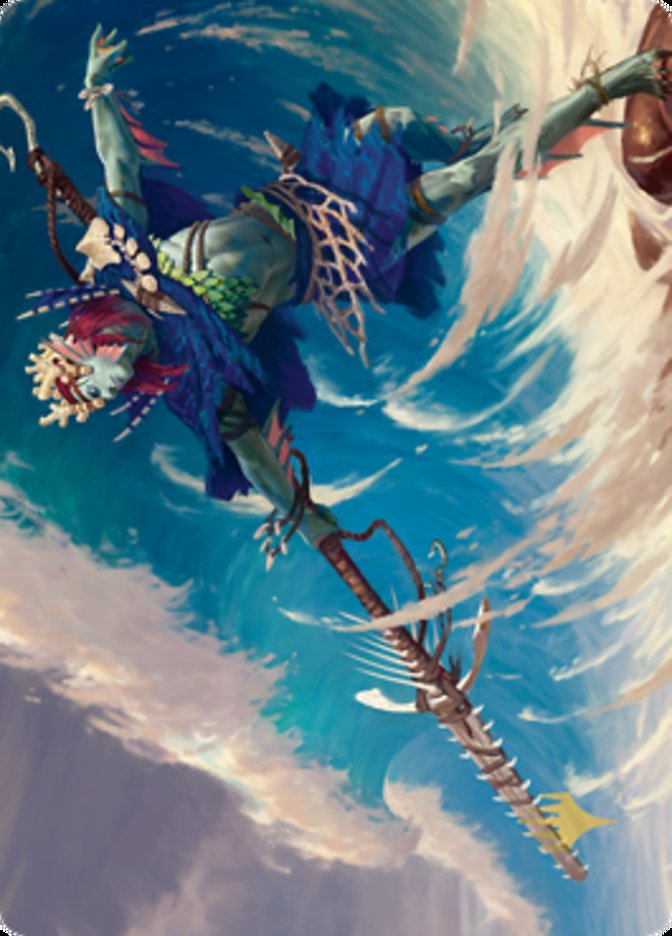 {A} Tazeem Roilmage Art Card (Gold-Stamped Signature) [Zendikar Rising Art Series][AZNR 051]