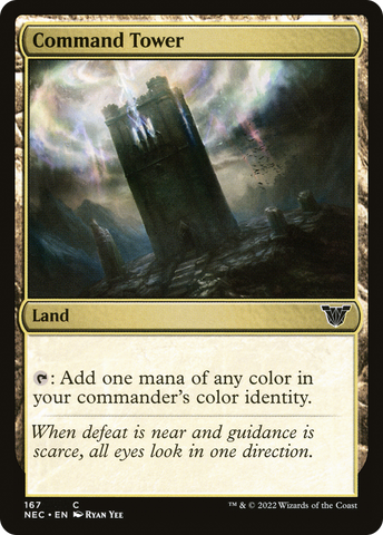 {C} Command Tower [Kamigawa: Neon Dynasty Commander][NEC 167]