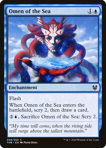 {C} Omen of the Sea [Theros Beyond Death][THB 058]