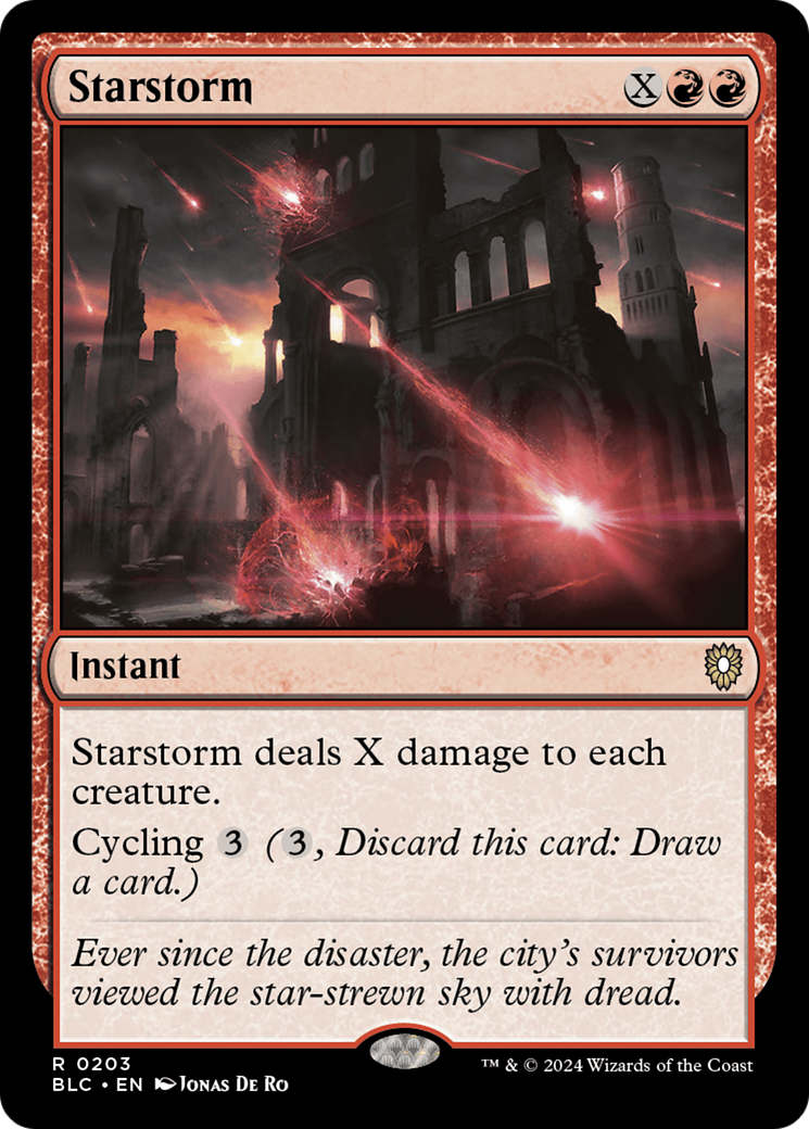 {R} Starstorm [Bloomburrow Commander][BLC 203]