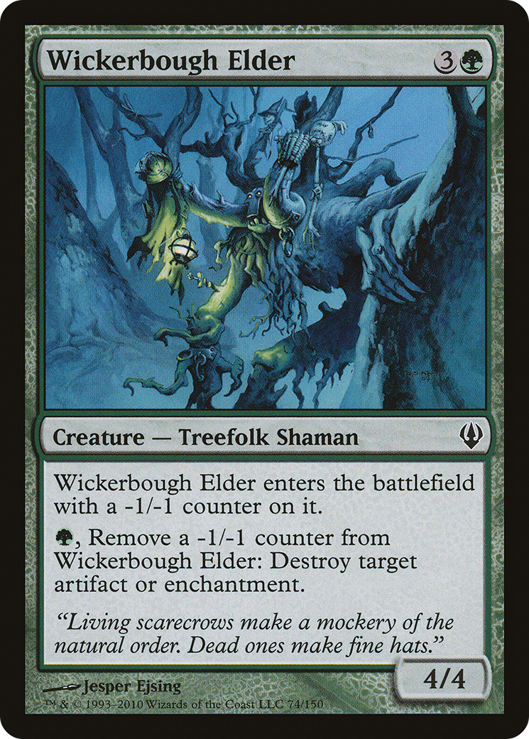 {C} Wickerbough Elder [Archenemy][ARC 074]