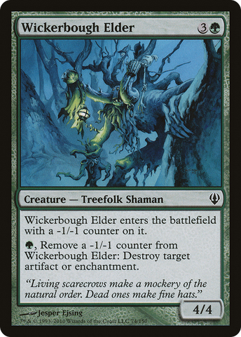 {C} Wickerbough Elder [Archenemy][ARC 074]