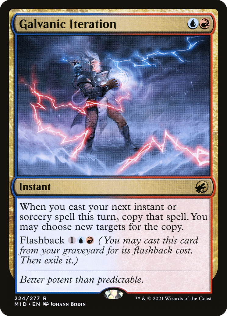 {R} Galvanic Iteration [Innistrad: Midnight Hunt][MID 224]