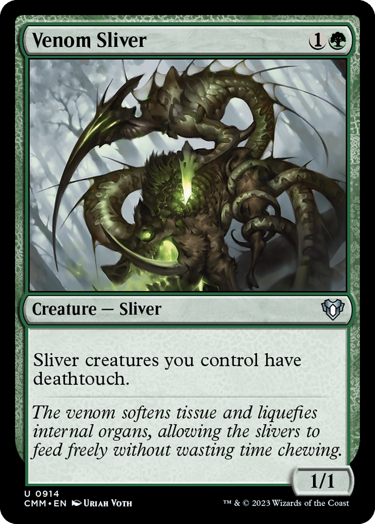 {C} Venom Sliver [Commander Masters][CMM 914]
