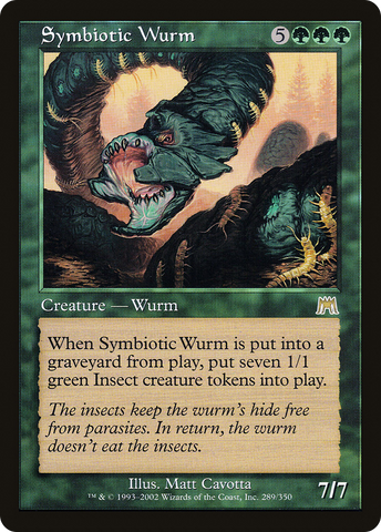 {R} Symbiotic Wurm [Onslaught][ONS 289]