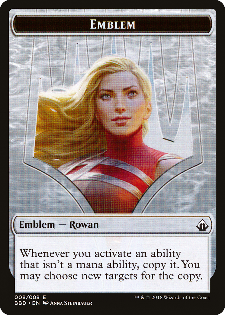 {T} Rowan Kenrith Emblem [Battlebond Tokens][TBBD 008]