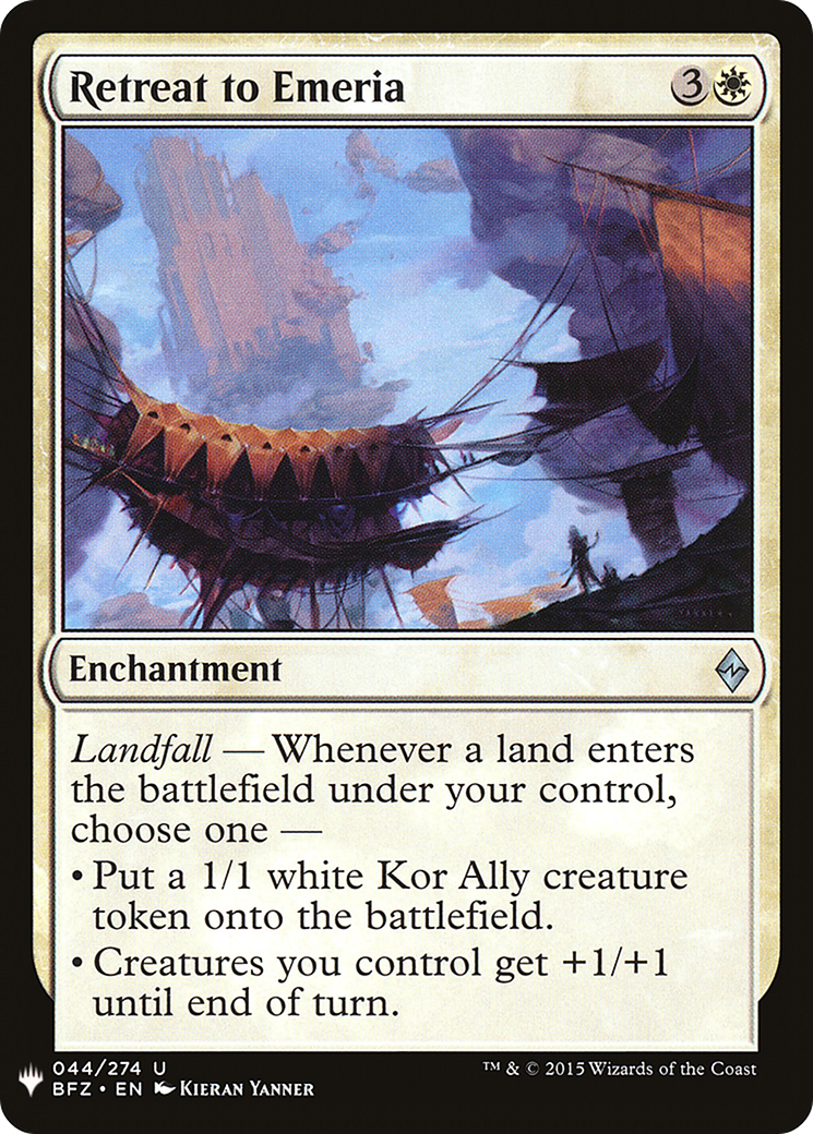 {C} Retreat to Emeria [Mystery Booster][LS BFZ 044]