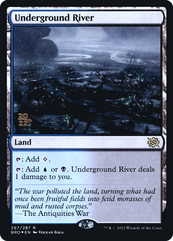{R} Underground River [The Brothers' War: Prerelease Promos][PR BRO 267]