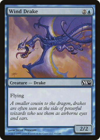 {C} Wind Drake [Magic 2010][M10 081]