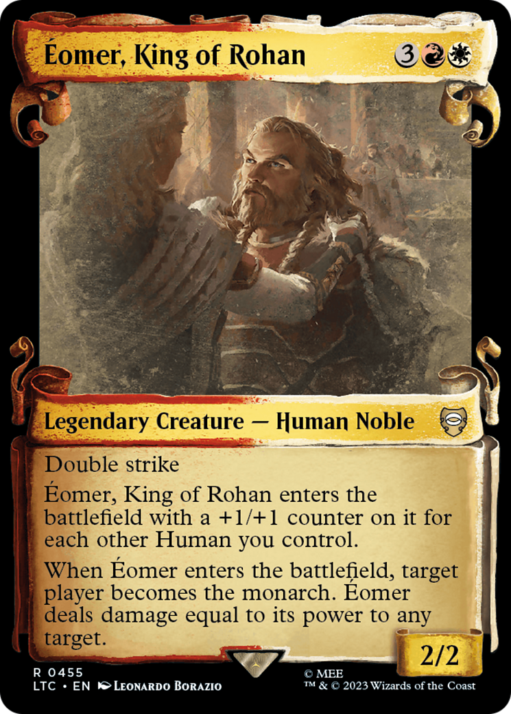 {R} Eomer, King of Rohan [The Lord of the Rings: Tales of Middle-Earth Commander Showcase Scrolls][LTC 455]
