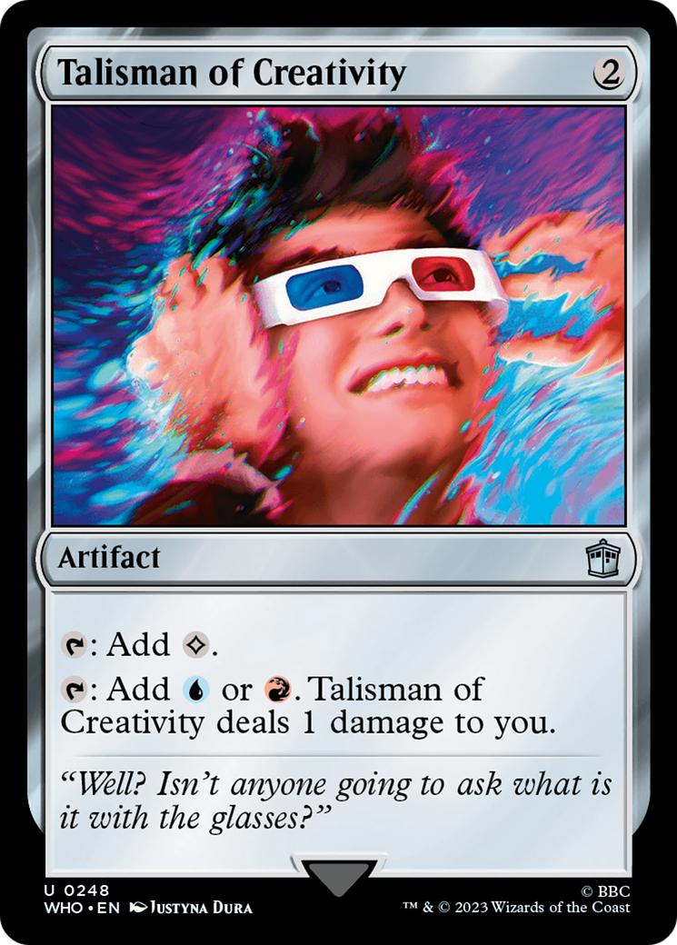 {C} Talisman of Creativity [Doctor Who][WHO 248]