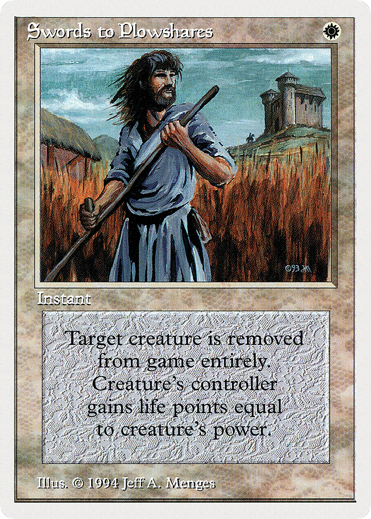 {C} Swords to Plowshares [Summer Magic / Edgar][SUM 041]