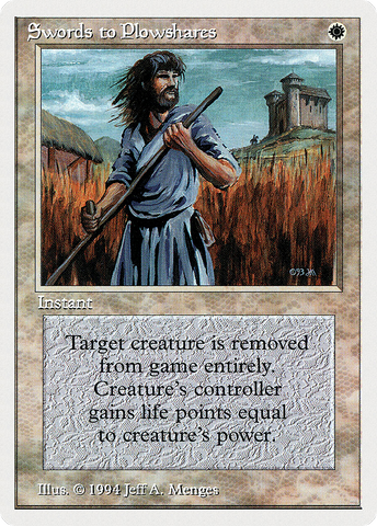 {C} Swords to Plowshares [Summer Magic / Edgar][SUM 041]