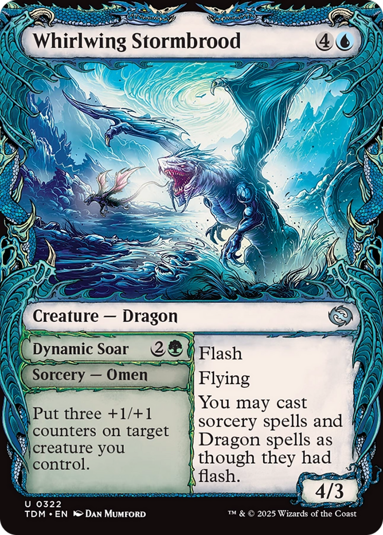 {@C} Whirlwing Stormbrood (Showcase) [Tarkir: Dragonstorm][TDM 322]