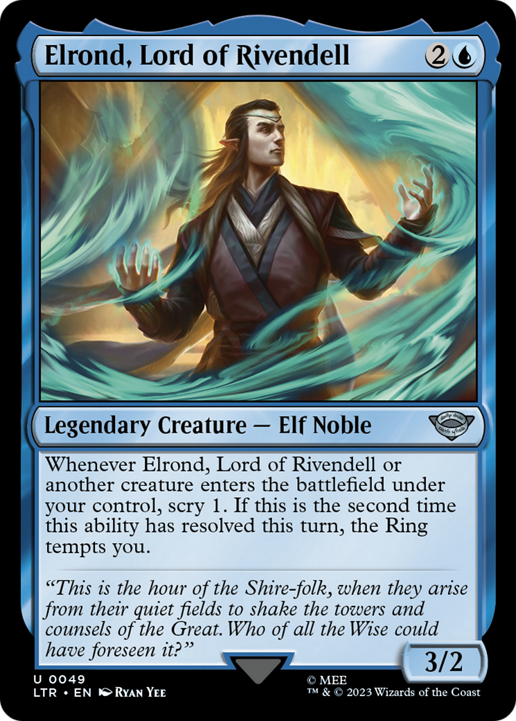 {C} Elrond, Lord of Rivendell [The Lord of the Rings: Tales of Middle-Earth][LTR 049]