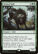 {R} Wicked Wolf (Promo Pack) [Throne of Eldraine Promos][PP ELD 181]