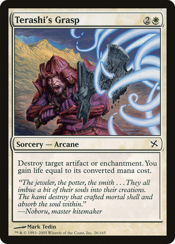 {C} Terashi's Grasp [Betrayers of Kamigawa][BOK 026]