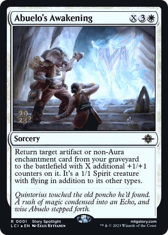 {@R} Abuelo's Awakening [The Lost Caverns of Ixalan Prerelease Cards][PR LCI 001]