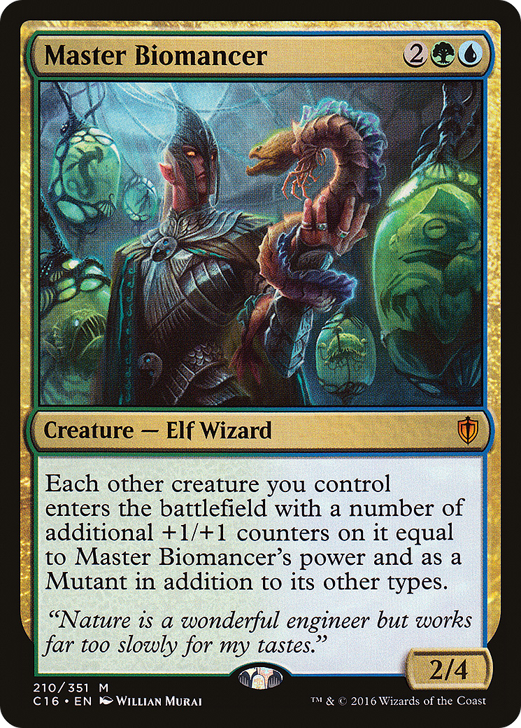 {R} Master Biomancer [Commander 2016][C16 210]