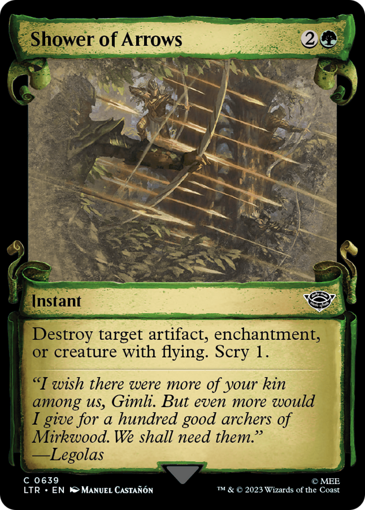 {C} Shower of Arrows [The Lord of the Rings: Tales of Middle-Earth Showcase Scrolls][LTR 639]
